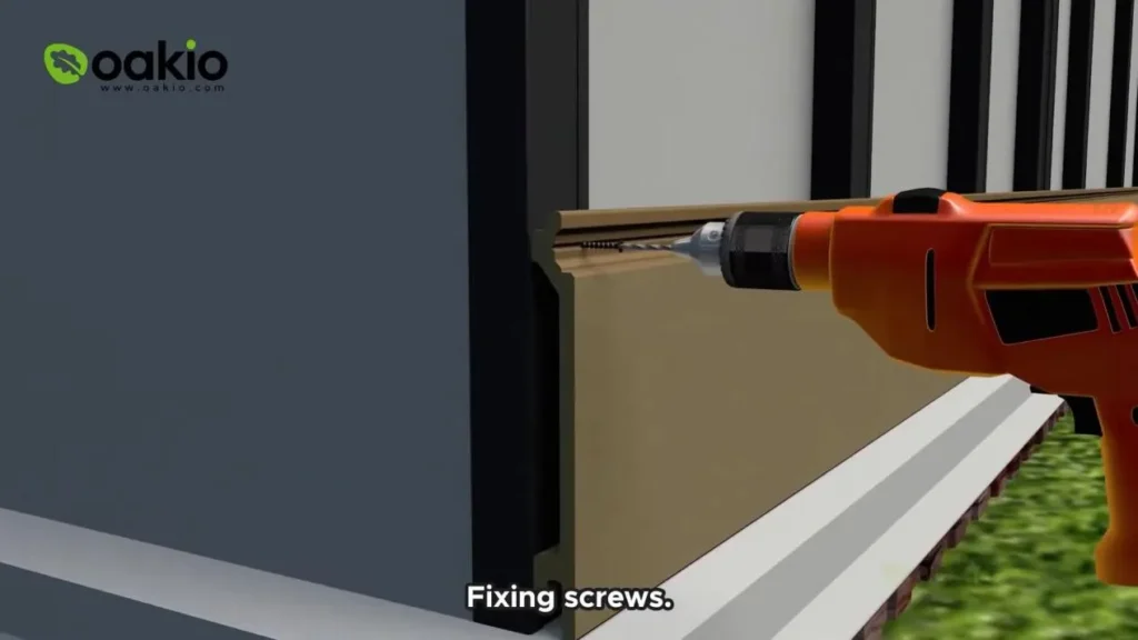 fix the screws