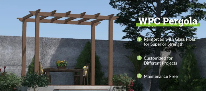 oakio wpc pergola hightlight